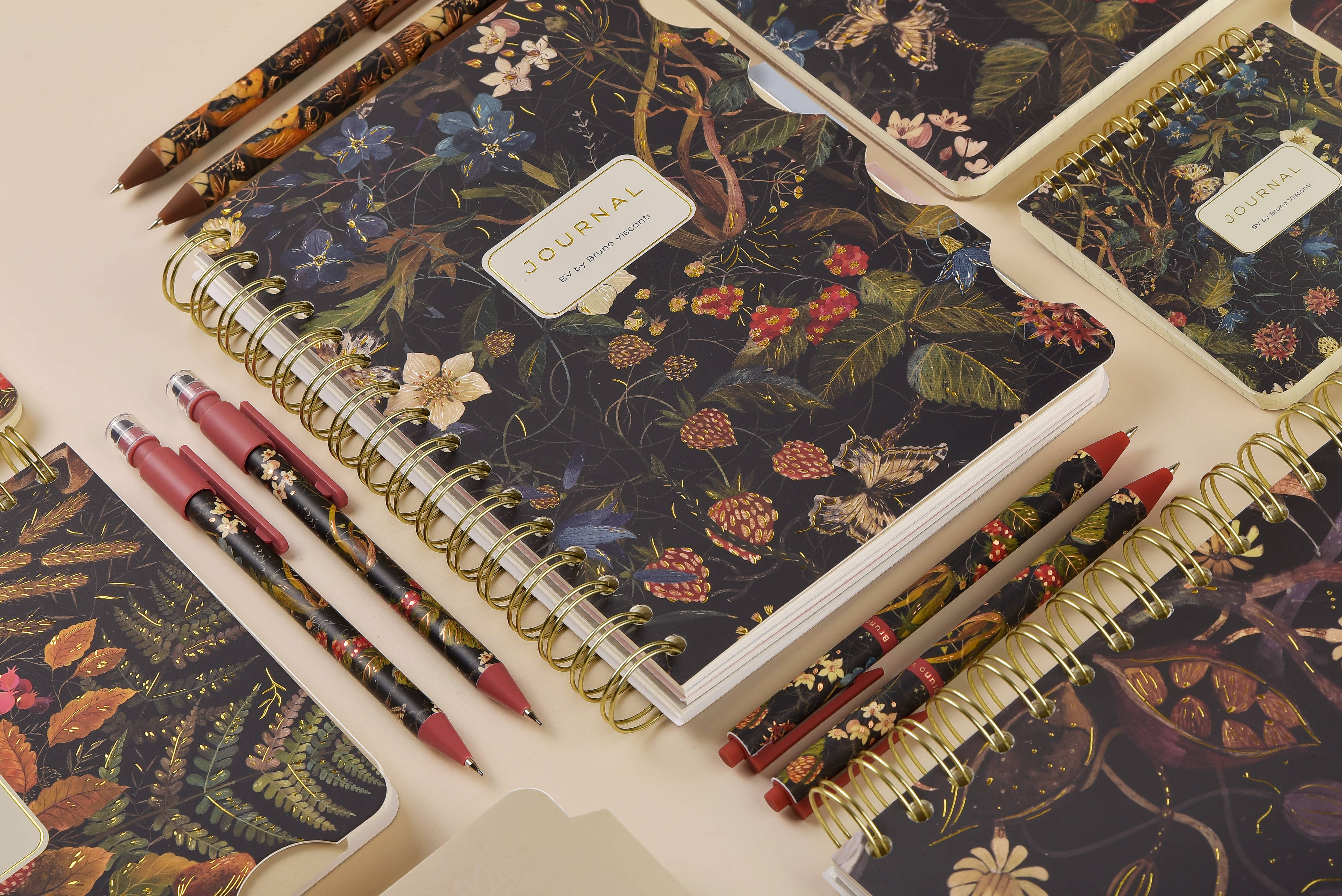 BV by Bruno Visconti - Wholesale Journal/Diary - Art Journal   - Forest Flowers4