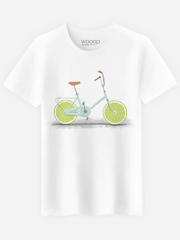 T-Shirt Blanc Homme Acid pour la vente par Wooop