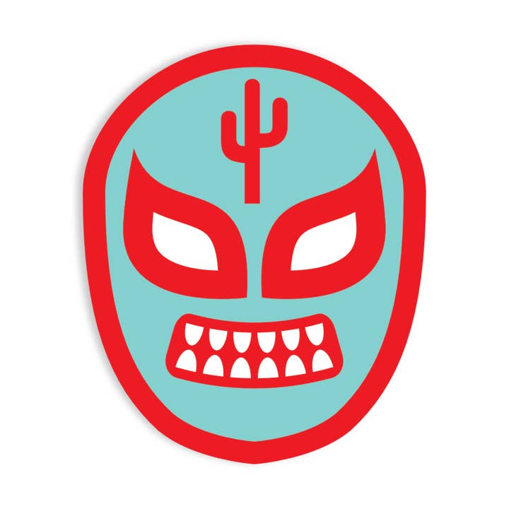 Autocolante de Vinil de Alta Qualidade Luchador Wrestler Nacho Fofo por atacado de Juju and Moxie