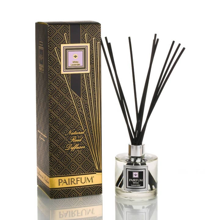 Diffuseur de roseau | Diffuseur de grande pièce - Lavande blanche pour la vente par Pairfum London