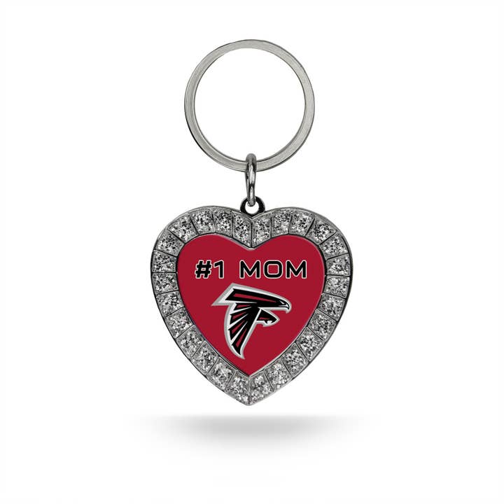 Rico Industries - Vente Porte-clés – unisexe - Porte-clés cœur bling Atlanta Falcons NFL Football