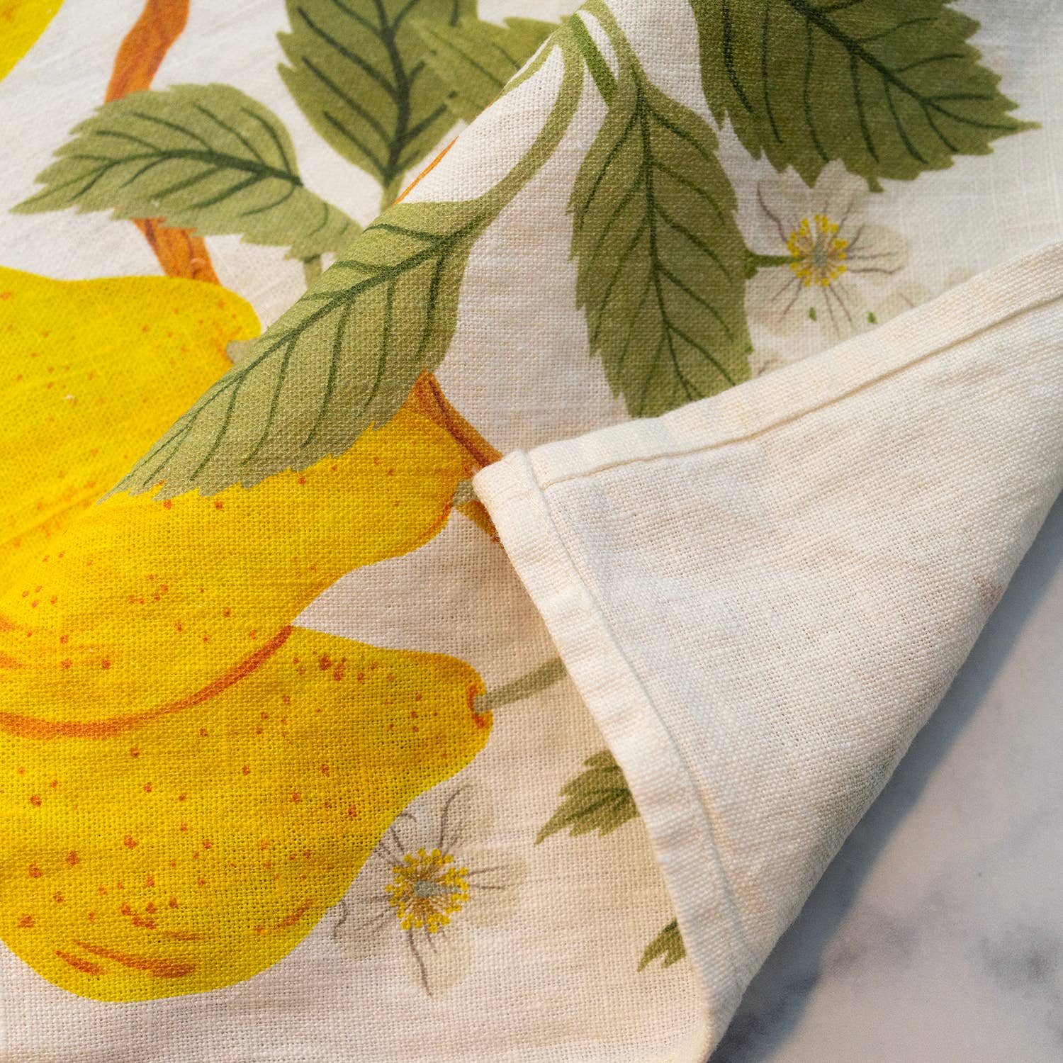 Botanica Paper Co. - Wholesale Tea Towel - PEAR ORCHARD | 100% LINEN TEA TOWEL3