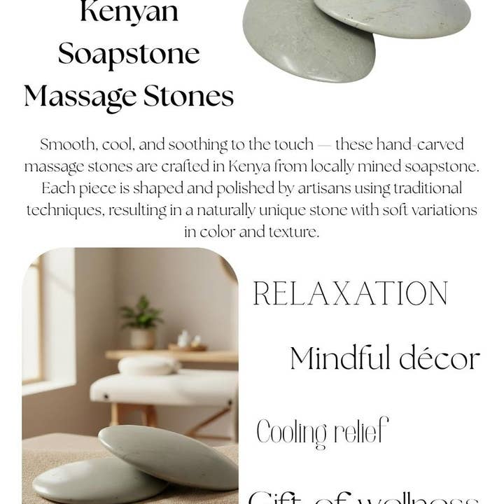 Global Crafts – Pedra/cristal espiritual por atacado – Conjunto de Exposição: 15 Pedras de Massagem em Esteatita Polida + Taça de Exposição2