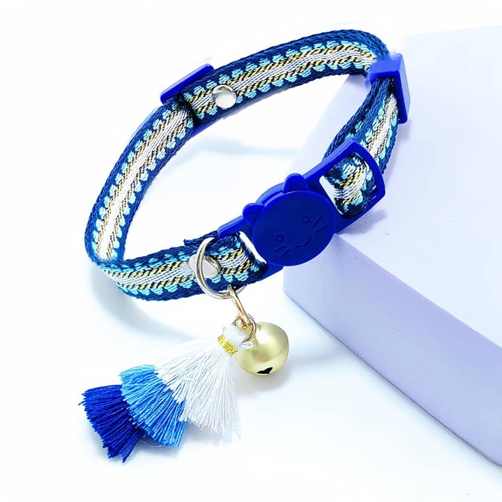 Cheerhunting – Engroshandel Halsbånd - Kat – Mokka - Broderet kattehalsbånd3