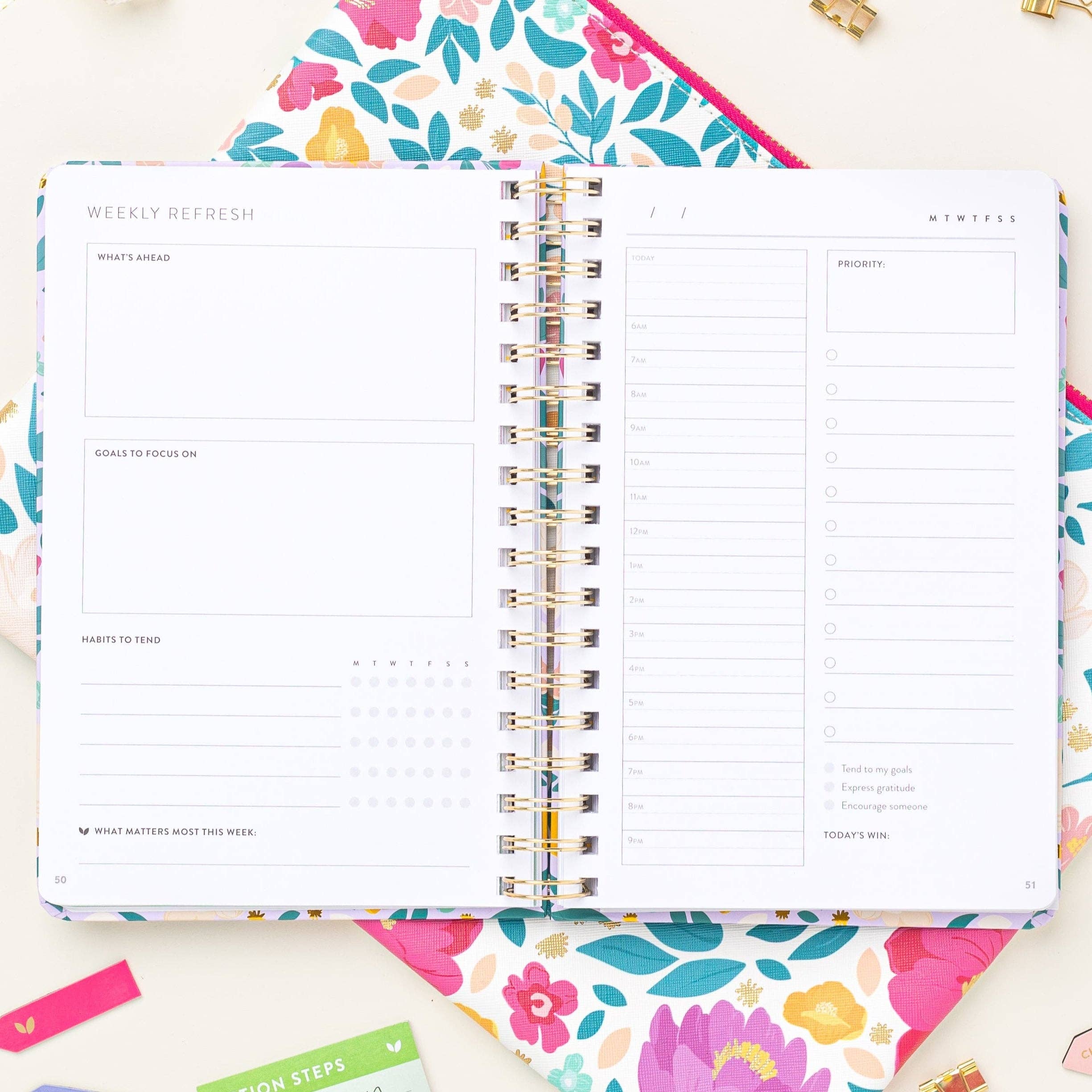 Cultivate What Matters - Wholesale Planner - Fresh Start Daily Goal Planner® | Aloe10