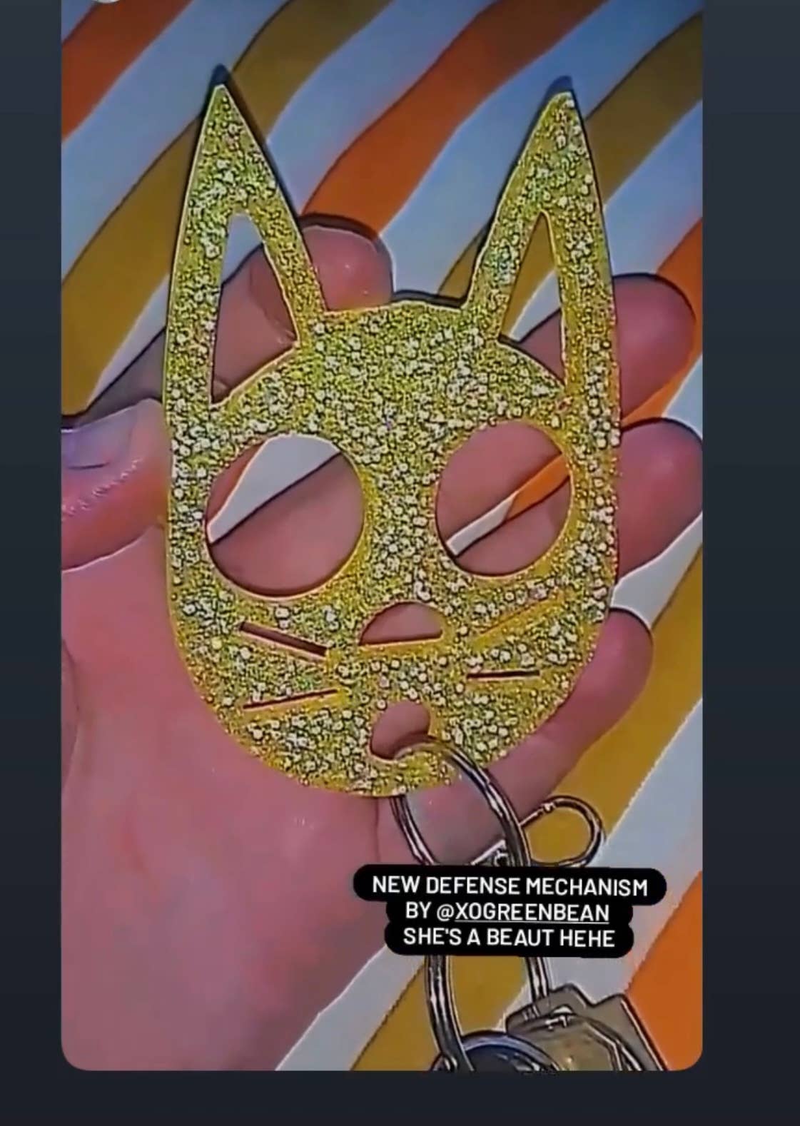 xogreenbean - Wholesale Keychain - Women's - Self Defense Kitty Keychains5