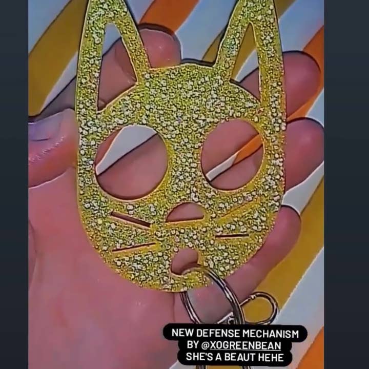 xogreenbean - Wholesale Keychain - Women's - Self Defense Kitty Keychains5