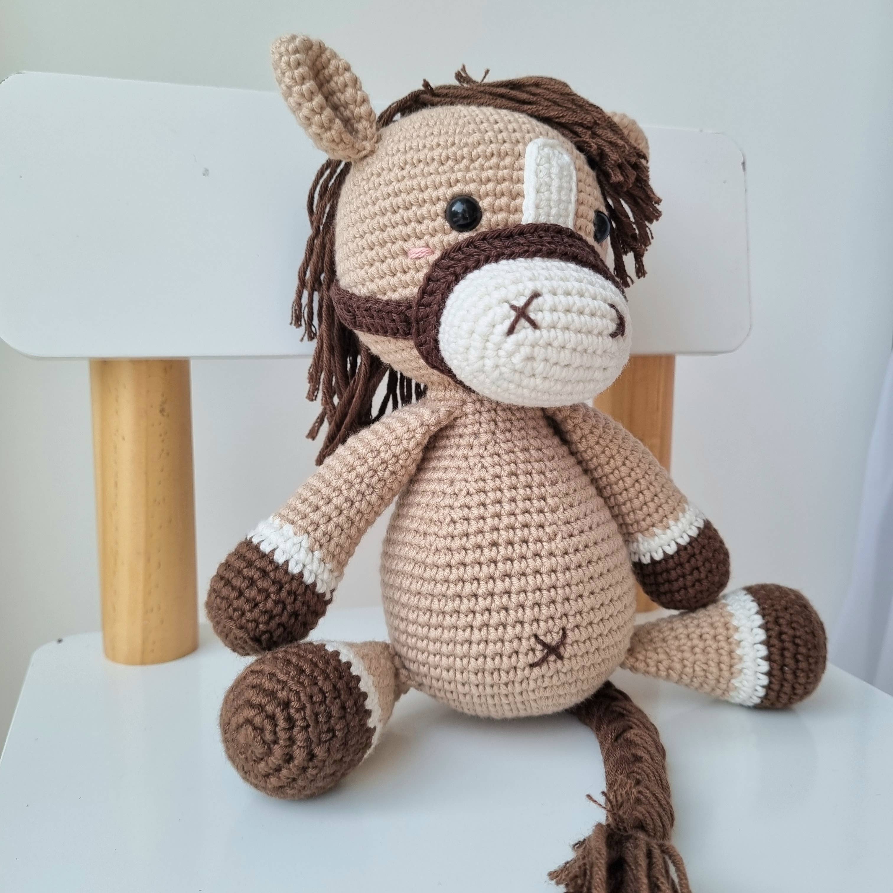 Teddi Bebe - Wholesale Stuffed/Plush Toy - Kids & Baby - XXL horse brown/beige2