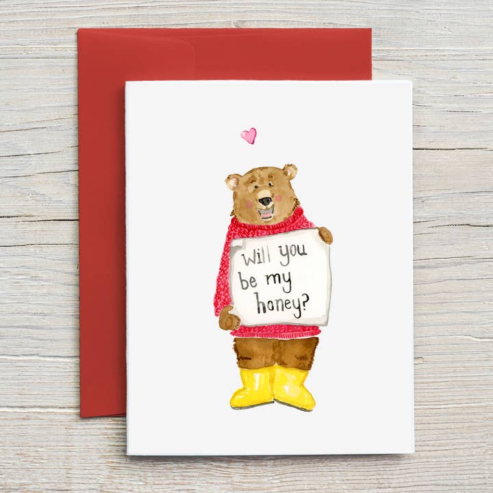 Be My Honey Card for wholesale by MaryGold Tales