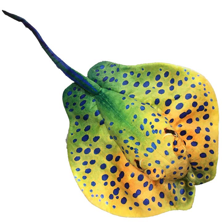 Texas Toy Distribution - Wholesale Stuffed/Plush Toy - Kids & Baby - Green Stingray 21" Plush Aquatic Stuffed Animal