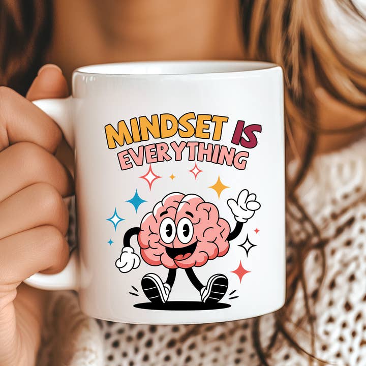 Mindset is Everything Mental Health Mug for wholesale by Hello Gorgeous Mugs