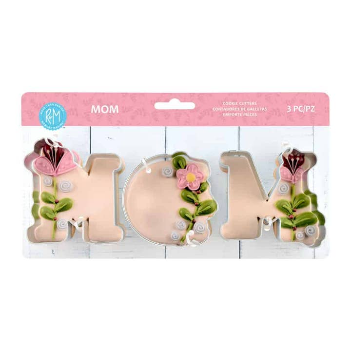 Mom 3 PC Cookie Cutter Set for wholesale by R&M International