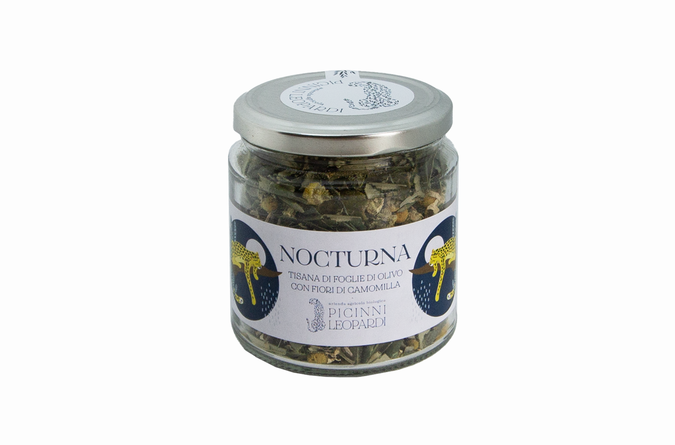 Azienda Agricola Picinni Leopardi - Vendita all'ingrosso Tisane salutari e depurative - Nocturna - Tisana di foglie d'olivo, fiori di camomilla 50 g0
