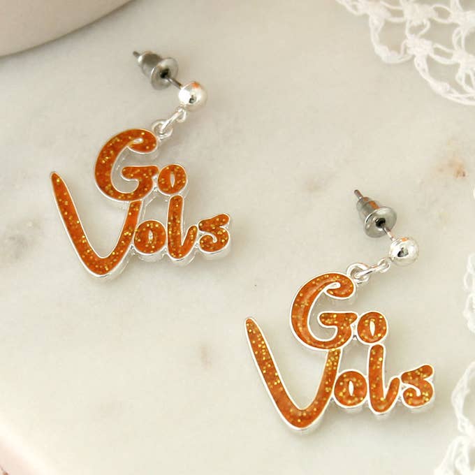 Seasons Jewelry - Wholesale Dangle Earrings - Tennessee Slogan Earrings0