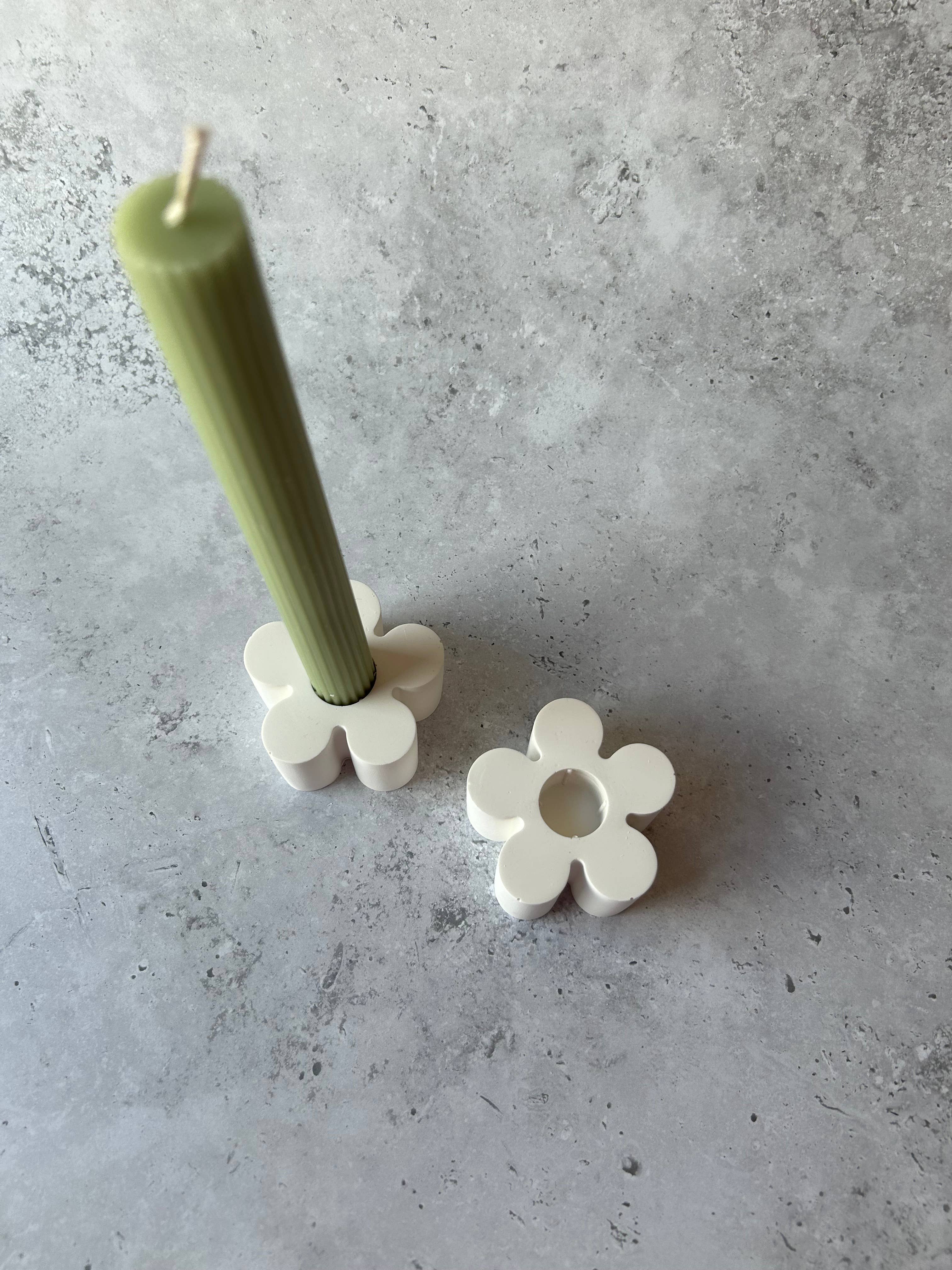 AlphaGrayArt - Wholesale Candle Holder - Floral/ Flower CandleStick Holder, Tapered Candle holder5