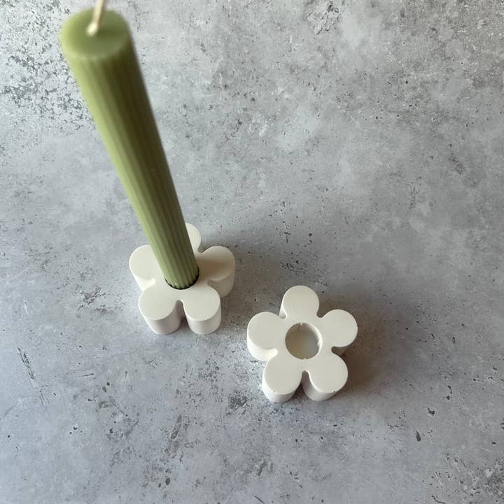 AlphaGrayArt - Wholesale Candle Holder - Floral/ Flower CandleStick Holder, Tapered Candle holder5