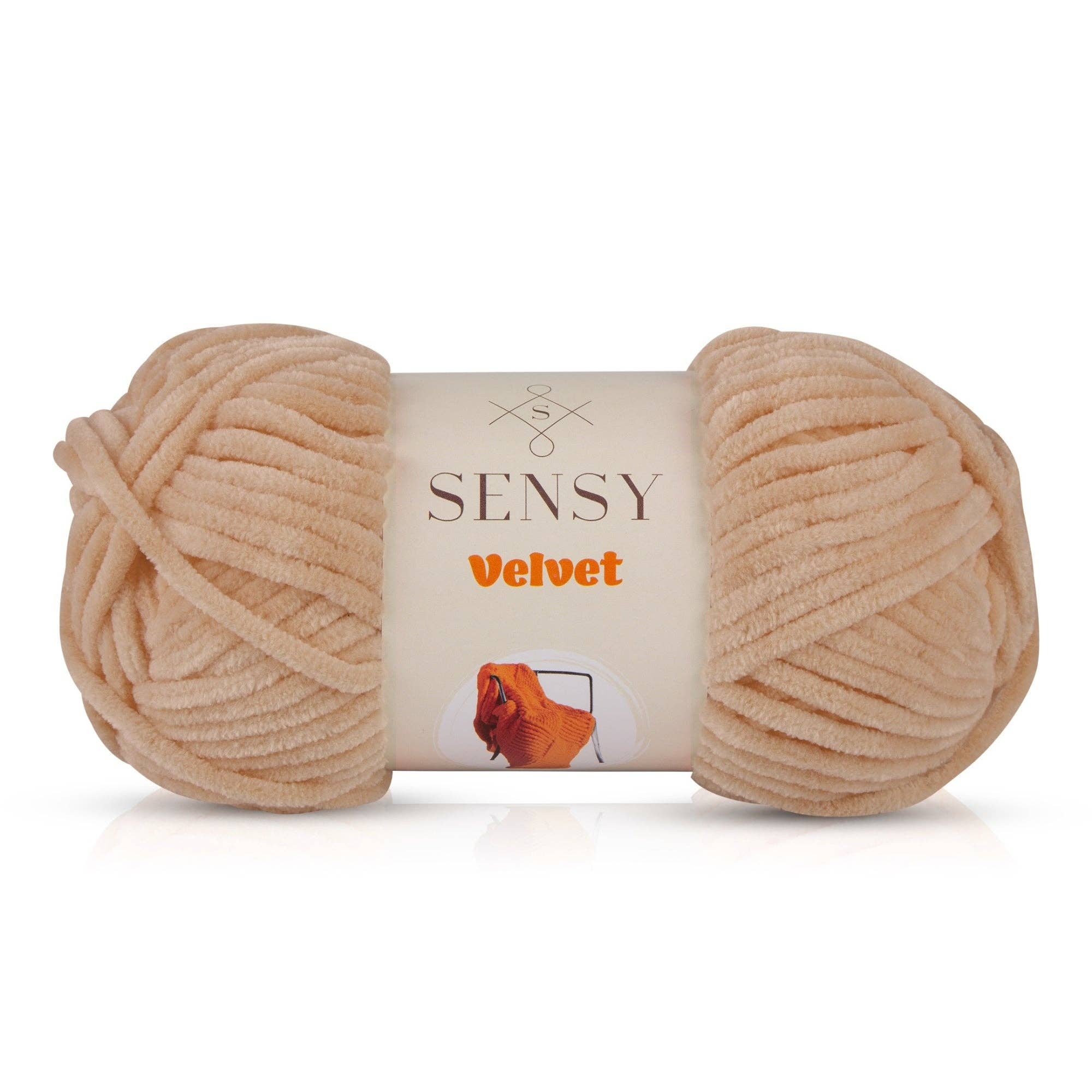 Sensy - Wholesale Yarn - Sensy Velvet Yarn, Blanket Yarn, 3.5 oz, 132 Yards, Gauge 5 Bulky26