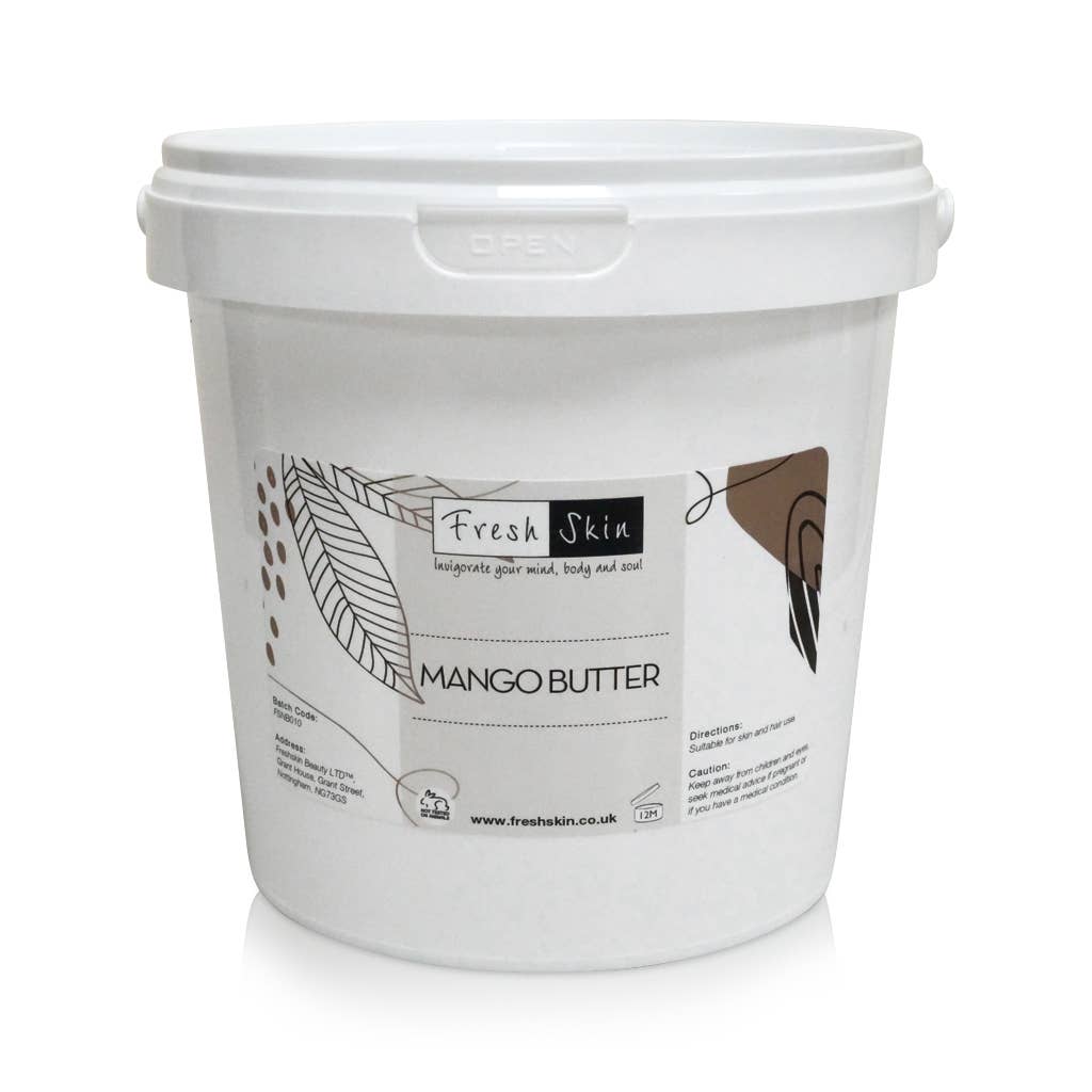Freshskin Beauty LTD - Vente Baume/beurre pour le corps - Beurre de mangue, raffiné, pressé à froid, 1 kg
