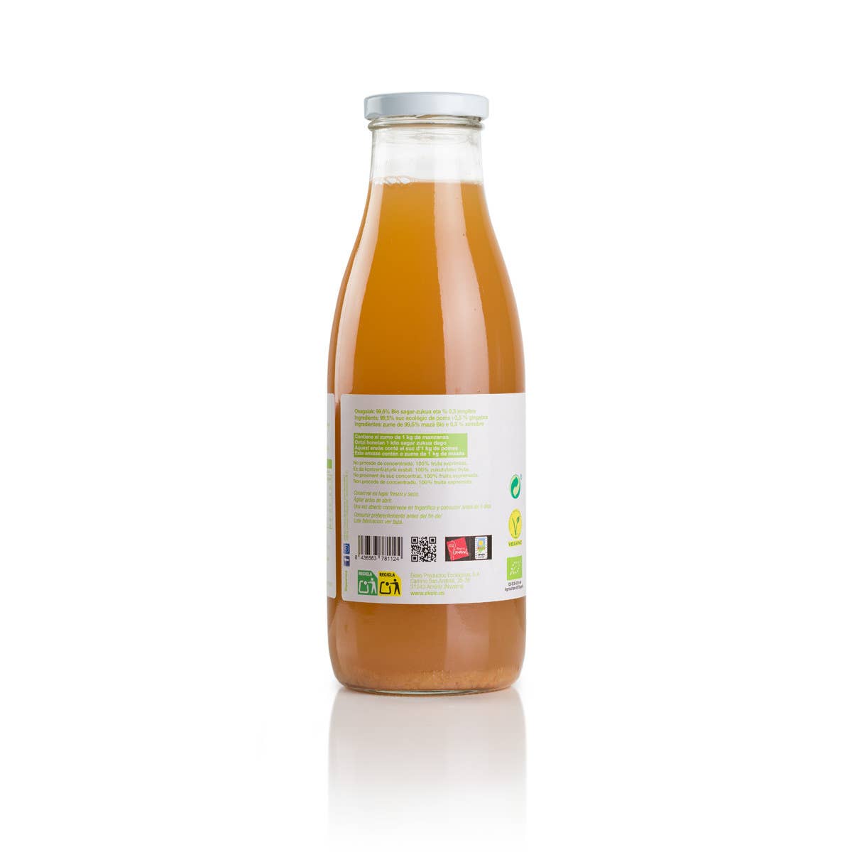 ekolo - Wholesale Fruit Juice - Organic Apple and Ginger Juice, 6 pcs x 750ml2