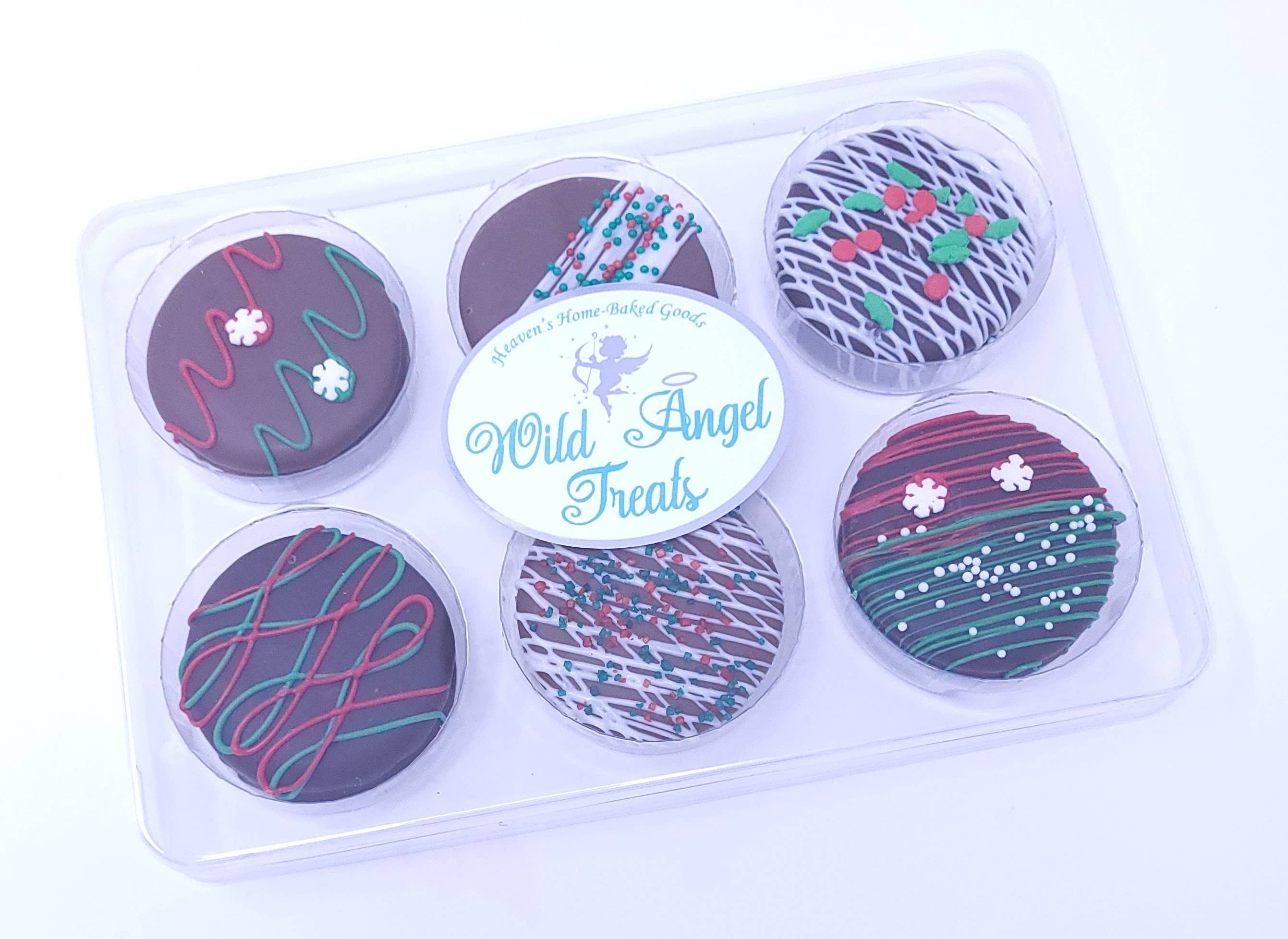 Wild Angel Treats, LLC - Wholesale Chocolate Covered Sweets - Christmas  Chocolate Covered Oreos - 6-Packs2