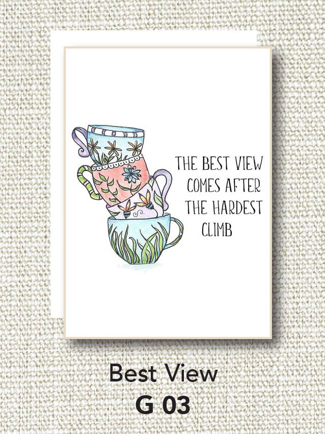Best View Hardest Climb for wholesale by Jill Shinn Art