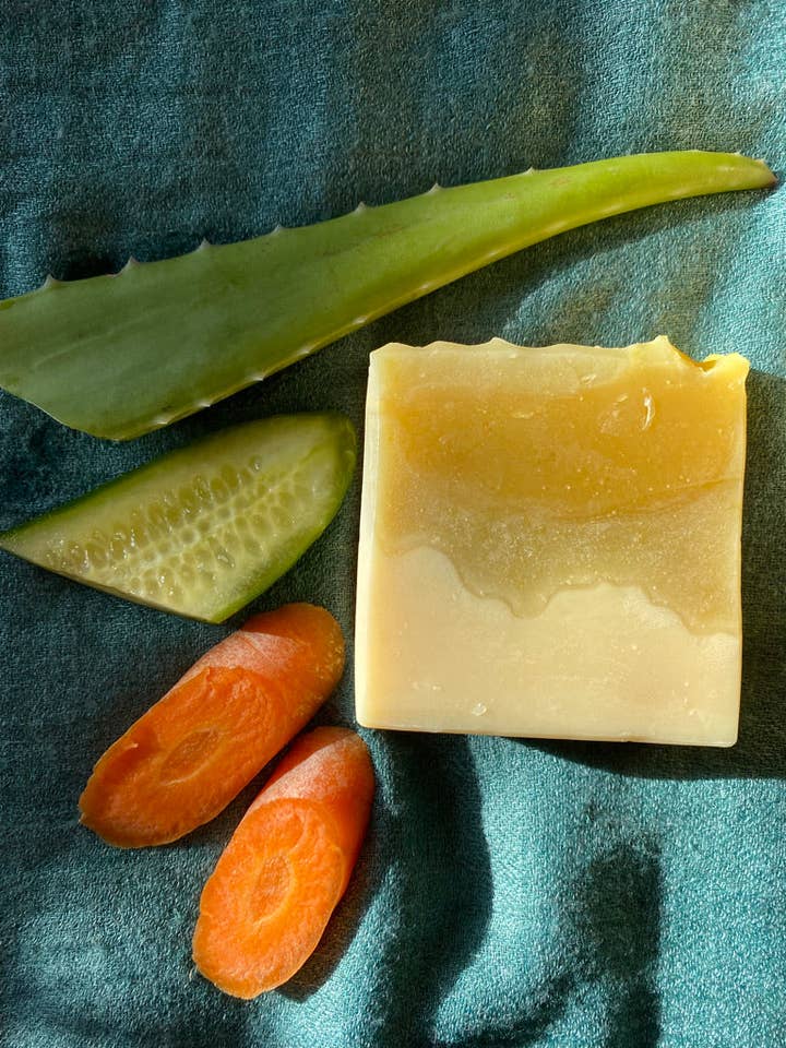 Body Bar - Carrot Cucumber Aloe for wholesale by Cinnamon Quills