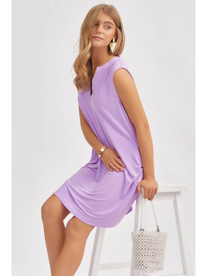 Dear Scarlett - Wholesale Dress - Women's - Elegant Solid Colored Dress