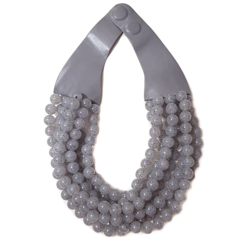 anbfashion - Wholesale Beaded/Pearl Necklace - *BEST* NEW BELLA CHUNKY BEADED LAYERED MAGNETIC NECKLACE 34