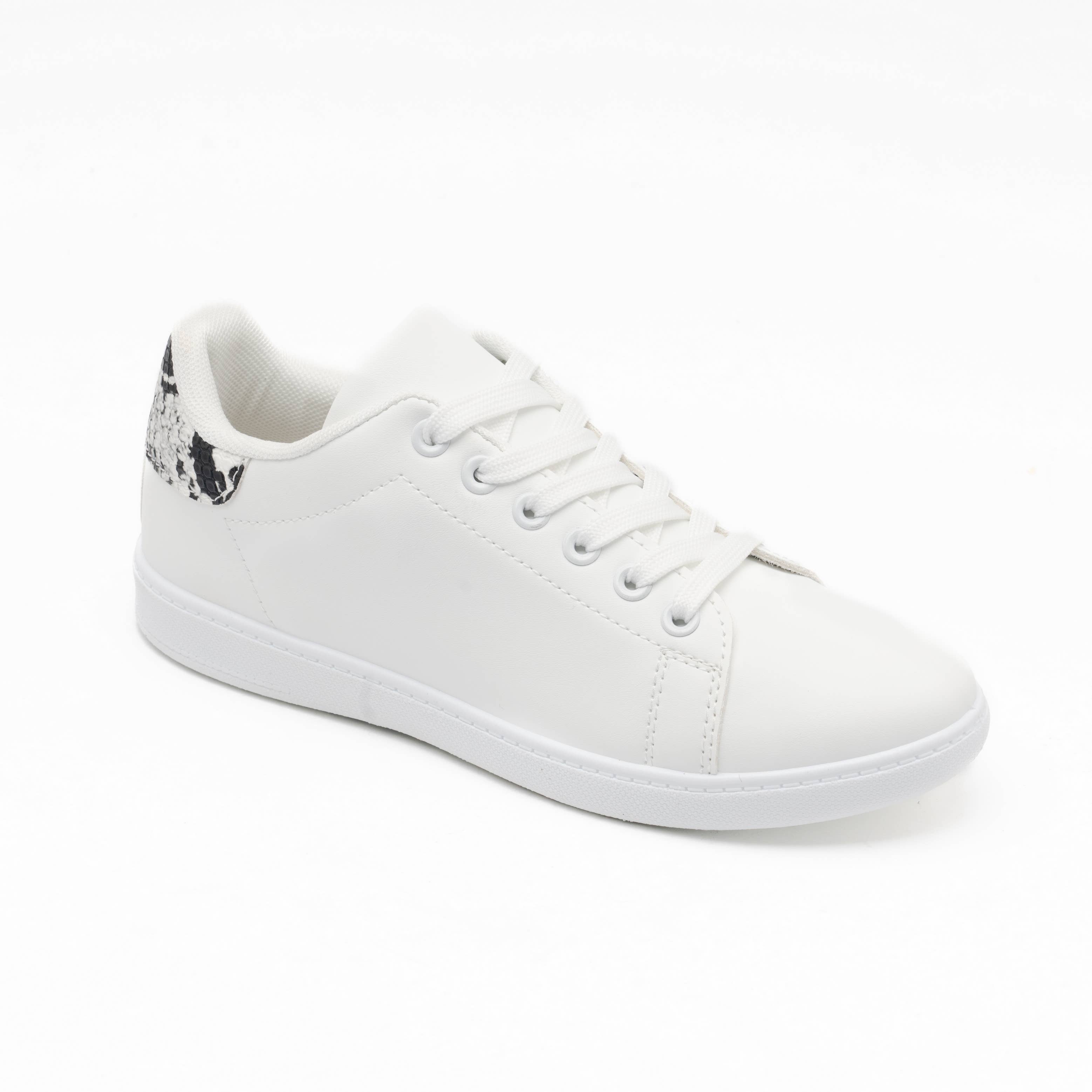 C'M PARIS – wholesale Vardagssneakers - Dam – Minimalistisk Låg Sneaker med Kontrasterande Klack 62231
