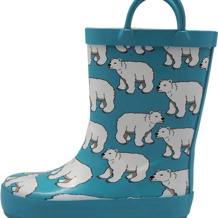 Norty Toddlers Kids Boys Girls Waterproof Rubber Printed Rai for wholesale by Eastern Off Price