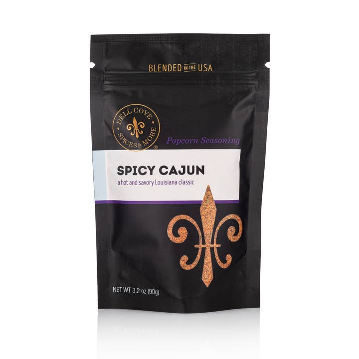 Dell Cove Spices & More Co. - Wholesale Gedroogde kruidenmix - Pittige Cajun Popcorn Kruiden - NOLA New Orleans Louisiana