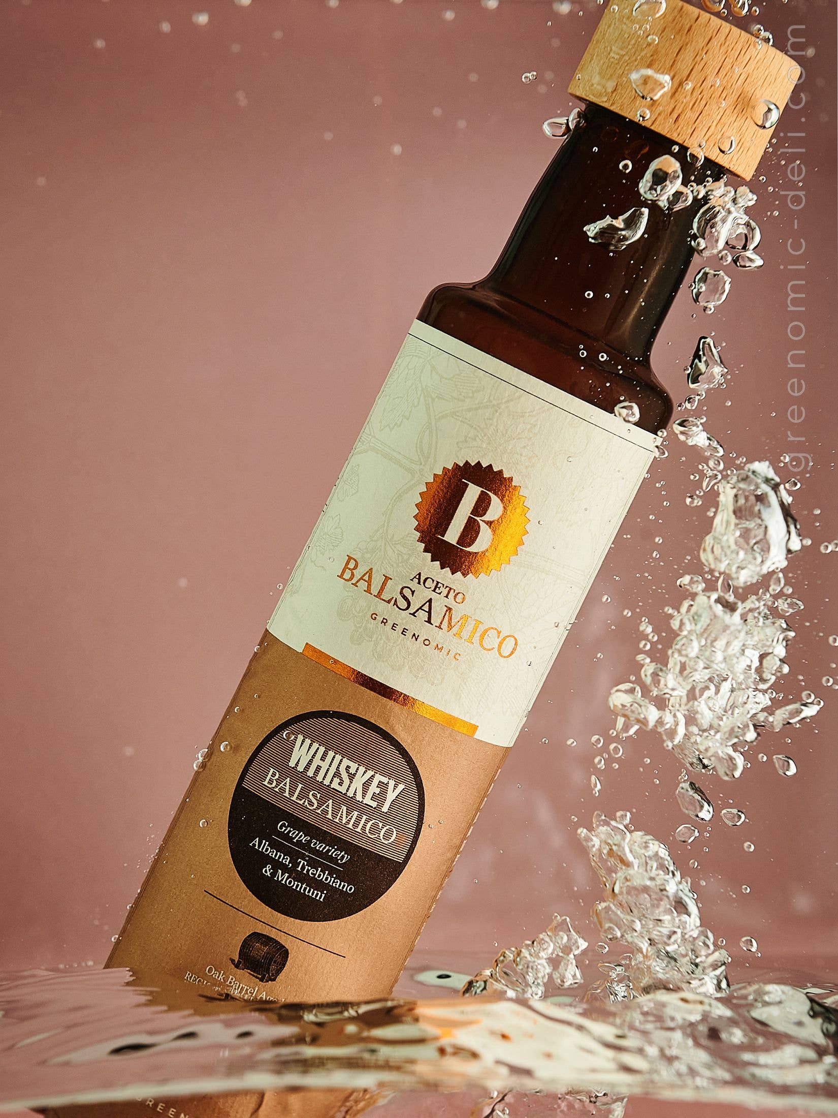 Greenomic Delicatessen - Wholesale Vinegar - POMEGRANATE BALSAMIC VINEGAR WITH SPOUT4