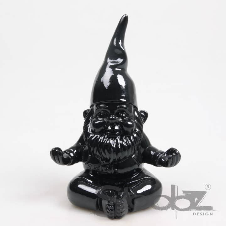 YOGA GNOMO 11X14X20 CM NERO STOOBZ DESIGN per la vendita all'ingrosso da parte di Imhof & Stevens BV