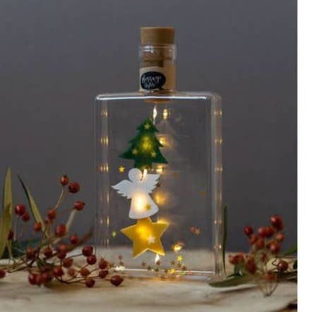 Mensaje luz navideña para venta al por mayor de Sidedish Cards