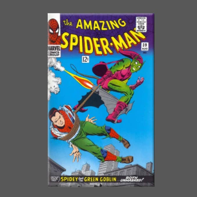 Ba Ba Buttons - Vendita all'ingrosso Calamite - Spider-Man, magnete, pulsante, specchio, fumetto, goblin verde