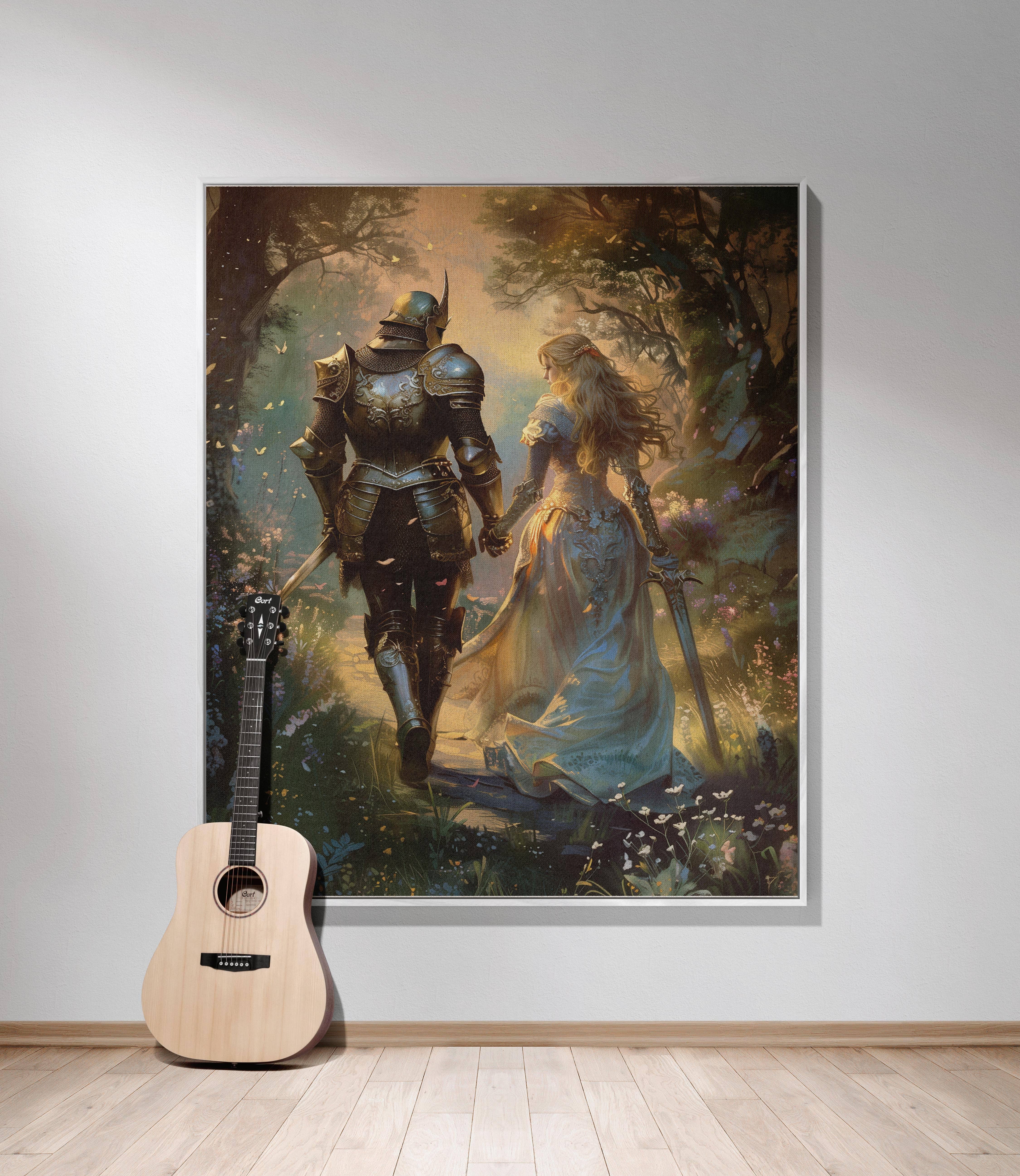 MagicMerchEmporium - Venta al por mayor Mantas de sofá - Manta tejida de romance medieval para paseo2