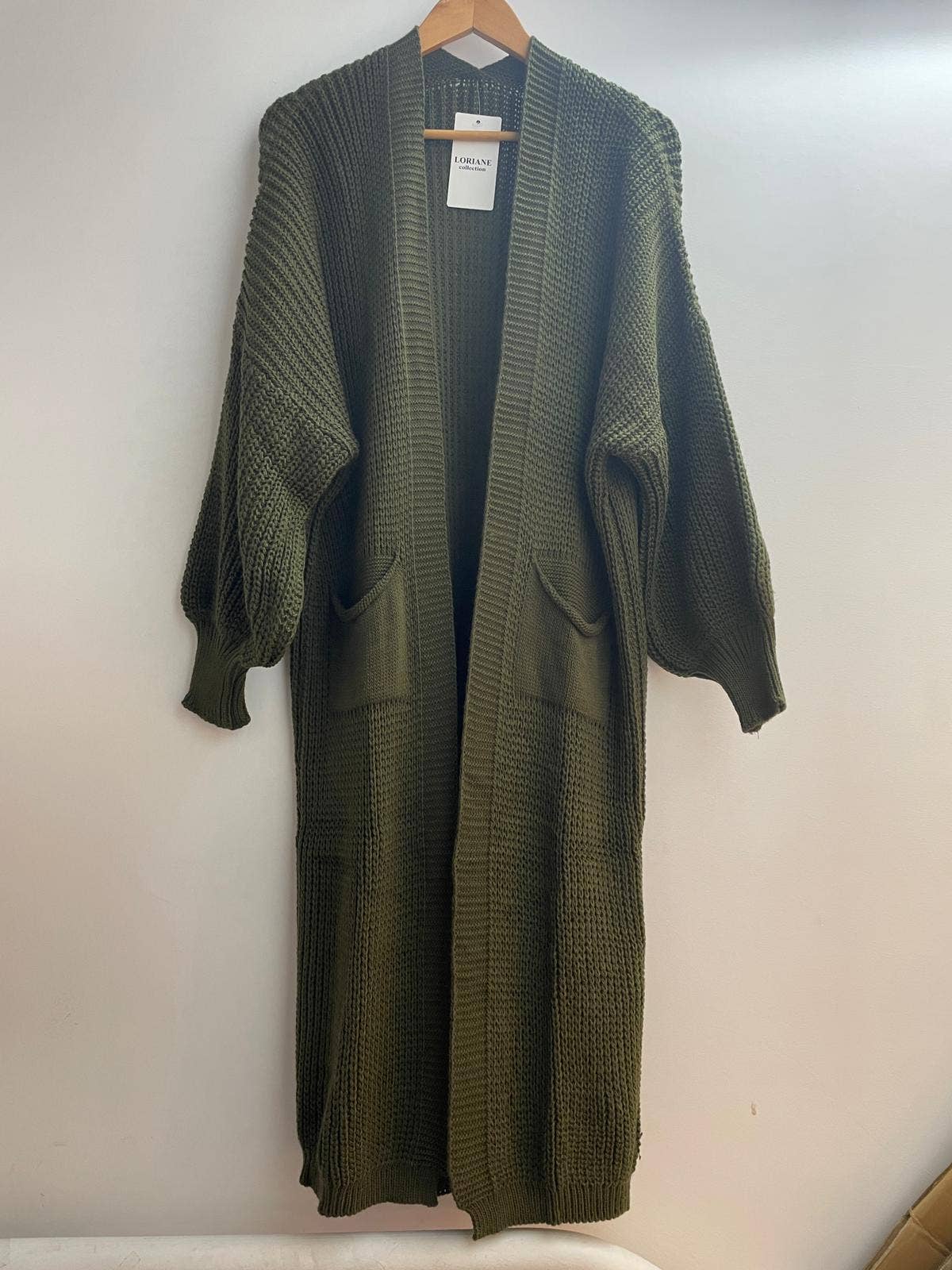 LORIANE - Wholesale Cardigan - Women's - 2268 Long knitted cardigan1