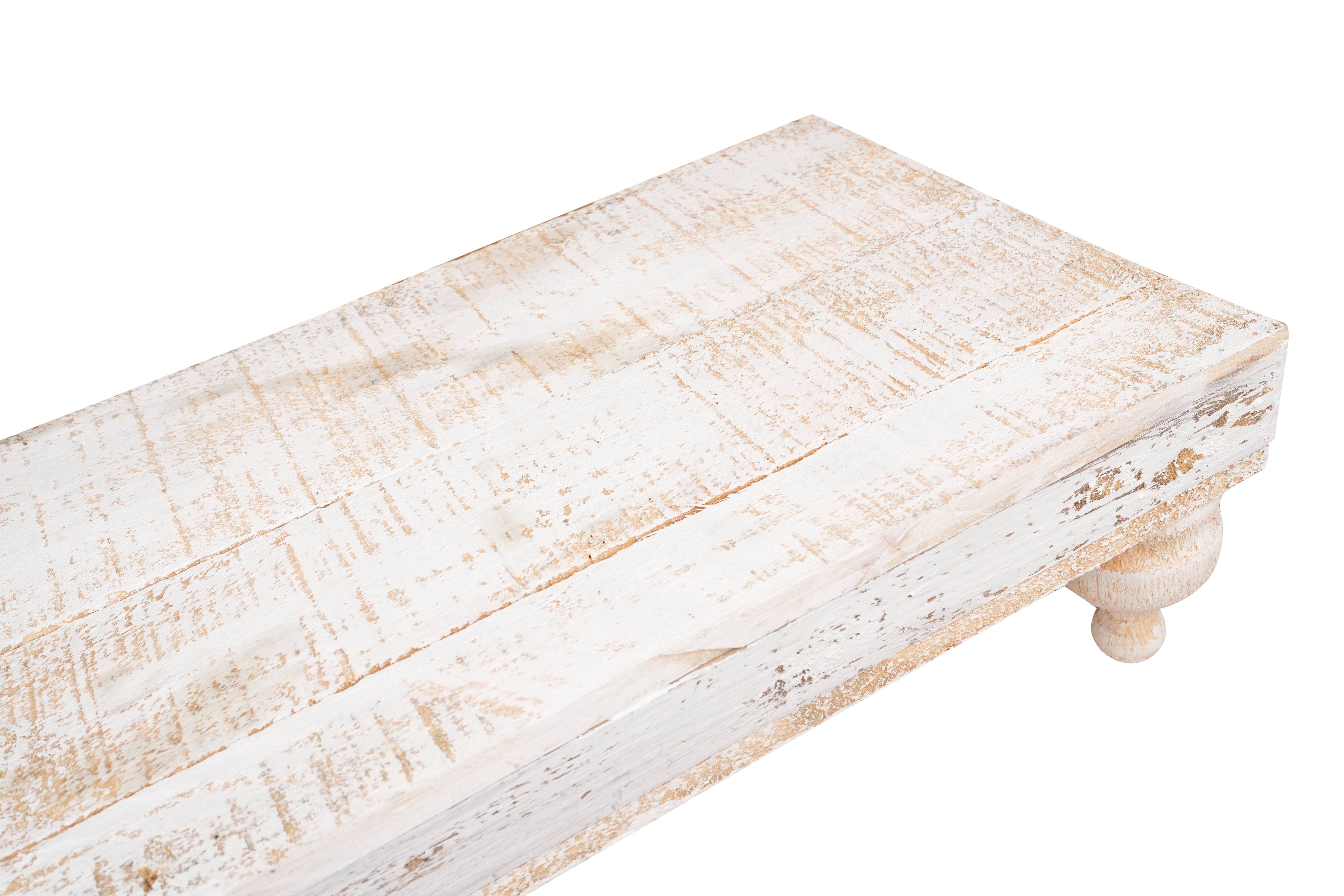 My Amigos Imports - Wholesale Retailer Display - Accessories -  Chula Cake Table Set-Display-Reclaimed Wood-Set 3-White
1