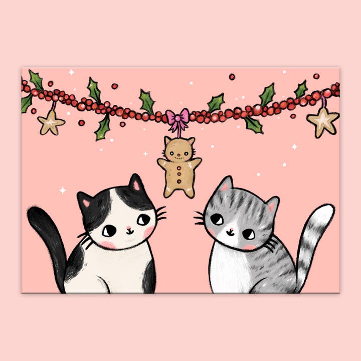 Cookie Cat Postcard for wholesale by PONY PEOPLE