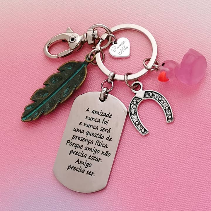 Sleutelhanger Vriendschap fysieke aanwezigheid voor wholesale door Pampa Mia