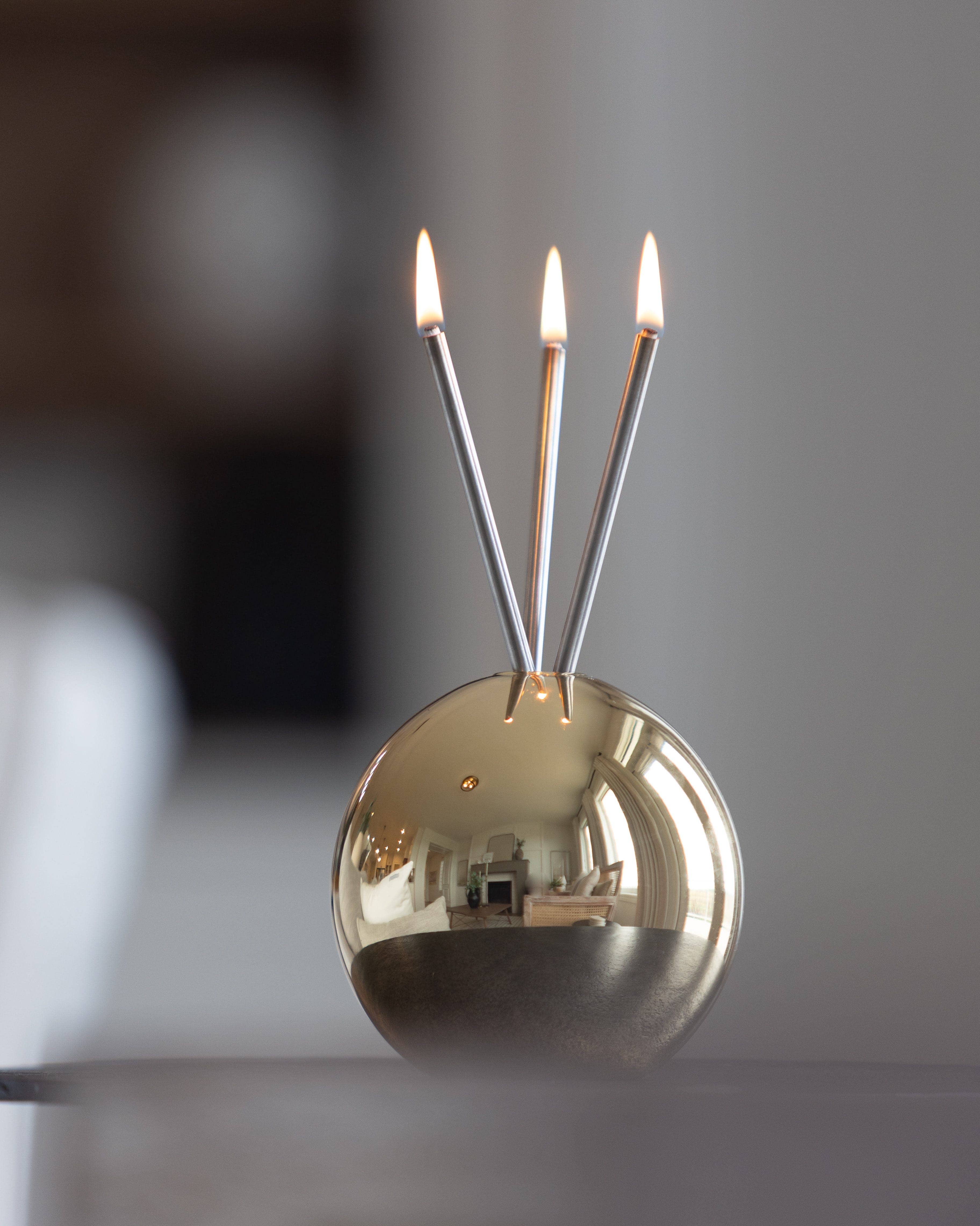 Everlasting Candle - Wholesale Vase - Neva Vase, Gold Metallic [Case of 6]18