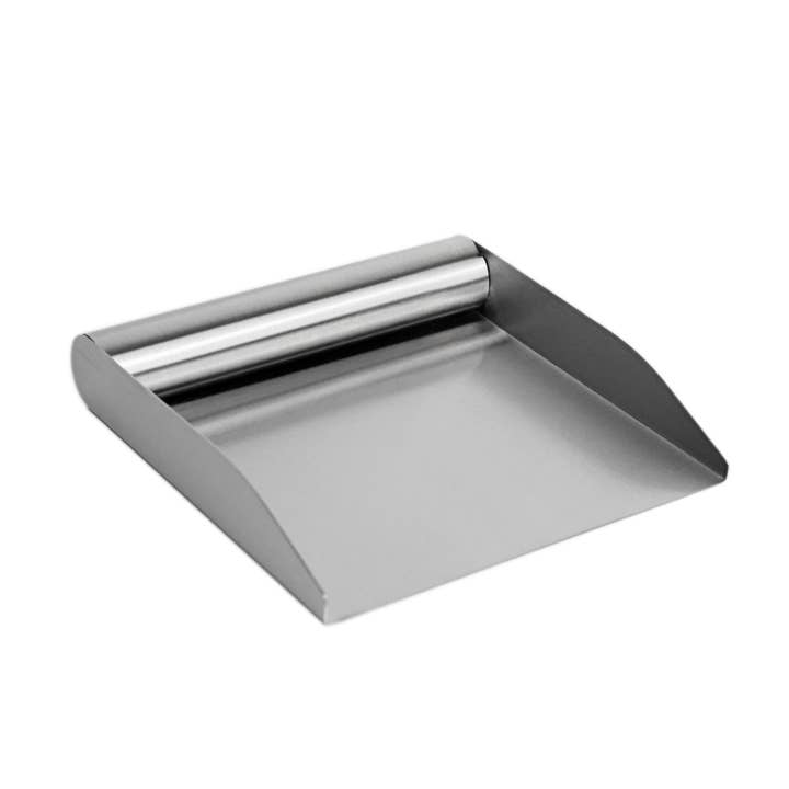 Fox Run Brands – wholesale Kitchen tool/gadget – Fox Run Stainless Steel Kitchen Food Scoop, 6" Food Scraper