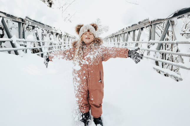 Lakeside Knits co - Vente Bonnet – enfant - Bonnet en maille double pompon6