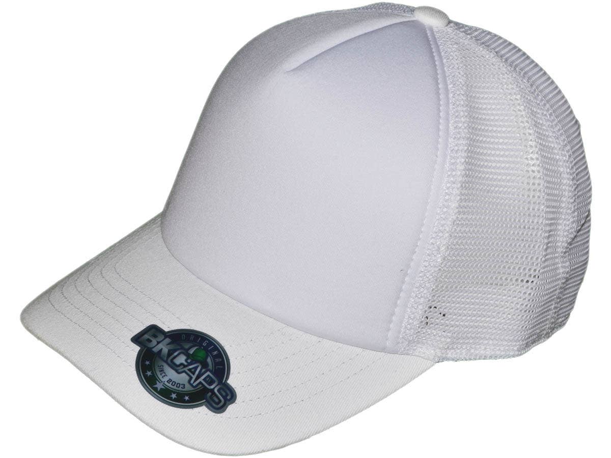 Buck Wholesale - Wholesale Truckerpet - Uniseks - Blanco truckerhoeden met 5 panelen van katoenschuim - BKP PREMIUM Caps22