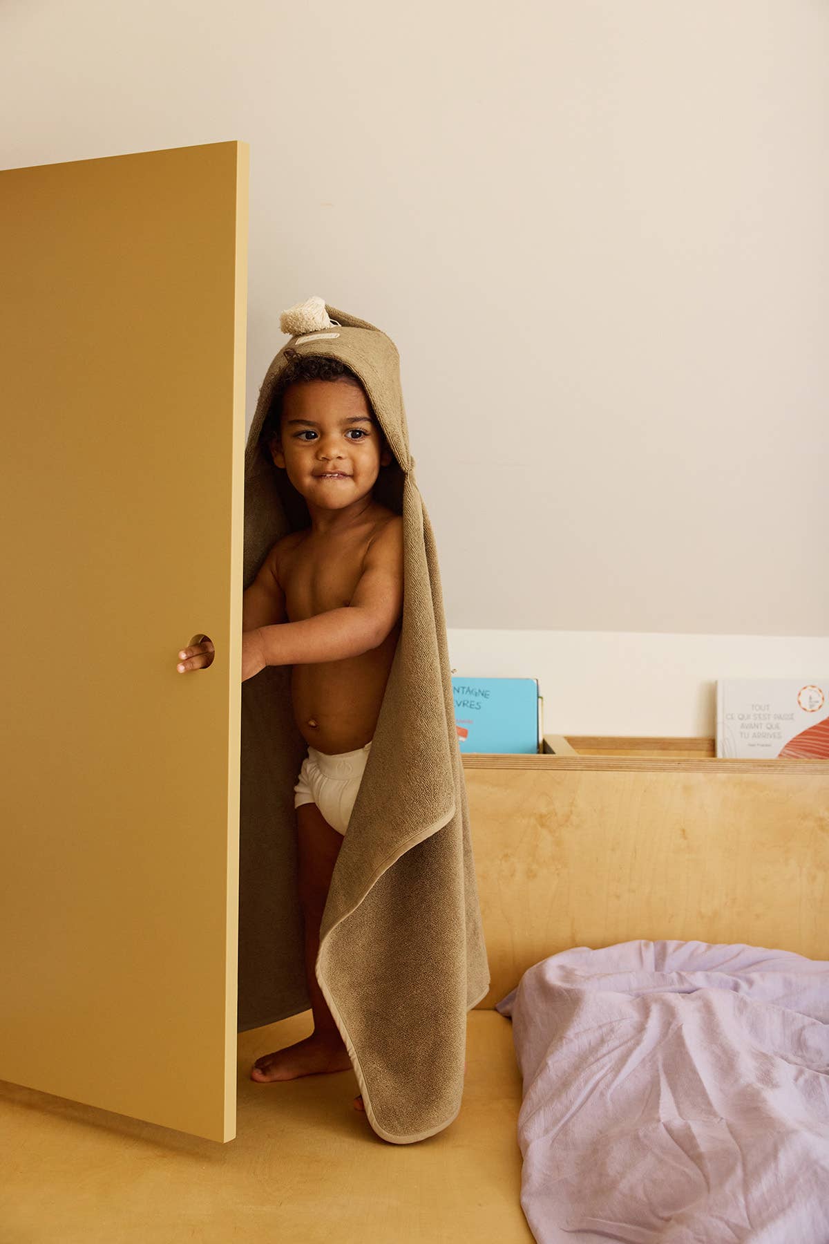 Petit Picotin - Venta al por mayor Toallas con capucha - Niños y bebés - Gabin la capa de baño12