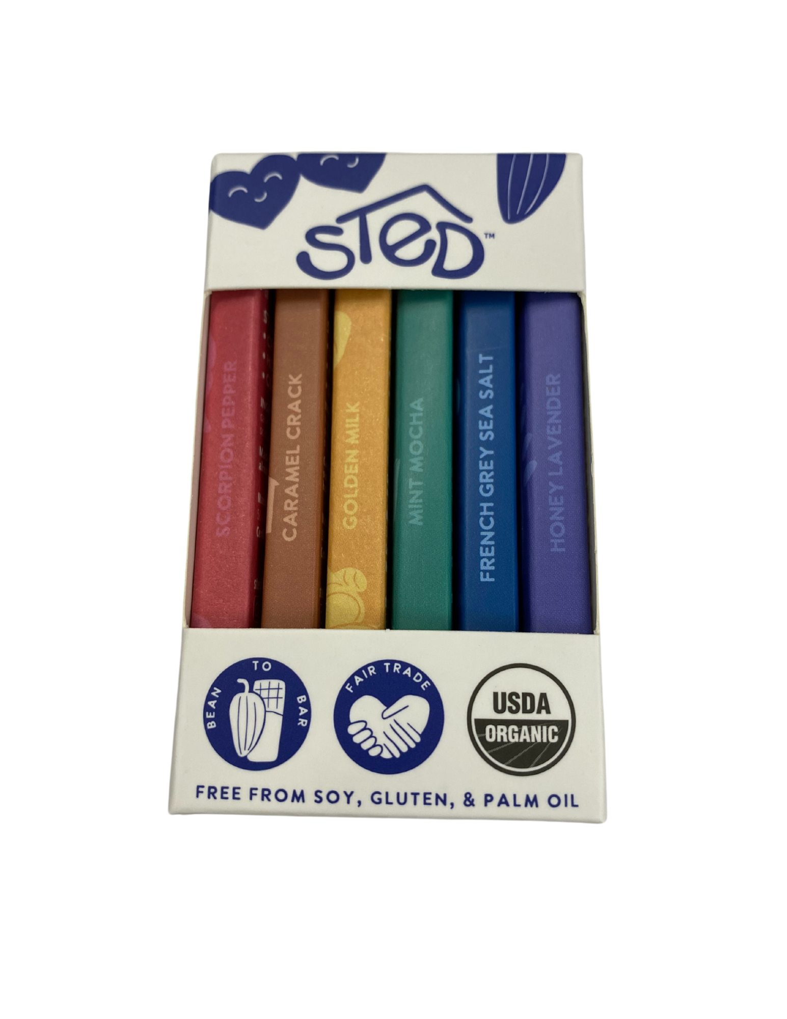 Sted Foods - Wholesale Chocolate Bar - Bestselling 6 Mini Bars Gift Pack1