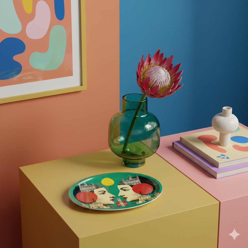 Mouchkine Jewelry - Wholesale Decorative Tray - art chitecture tray 31x22 cm3