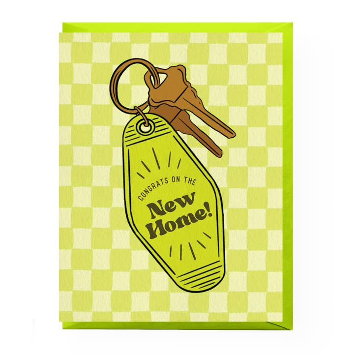 New Home Congrats Card voor wholesale door Boss Dotty Paper Co.