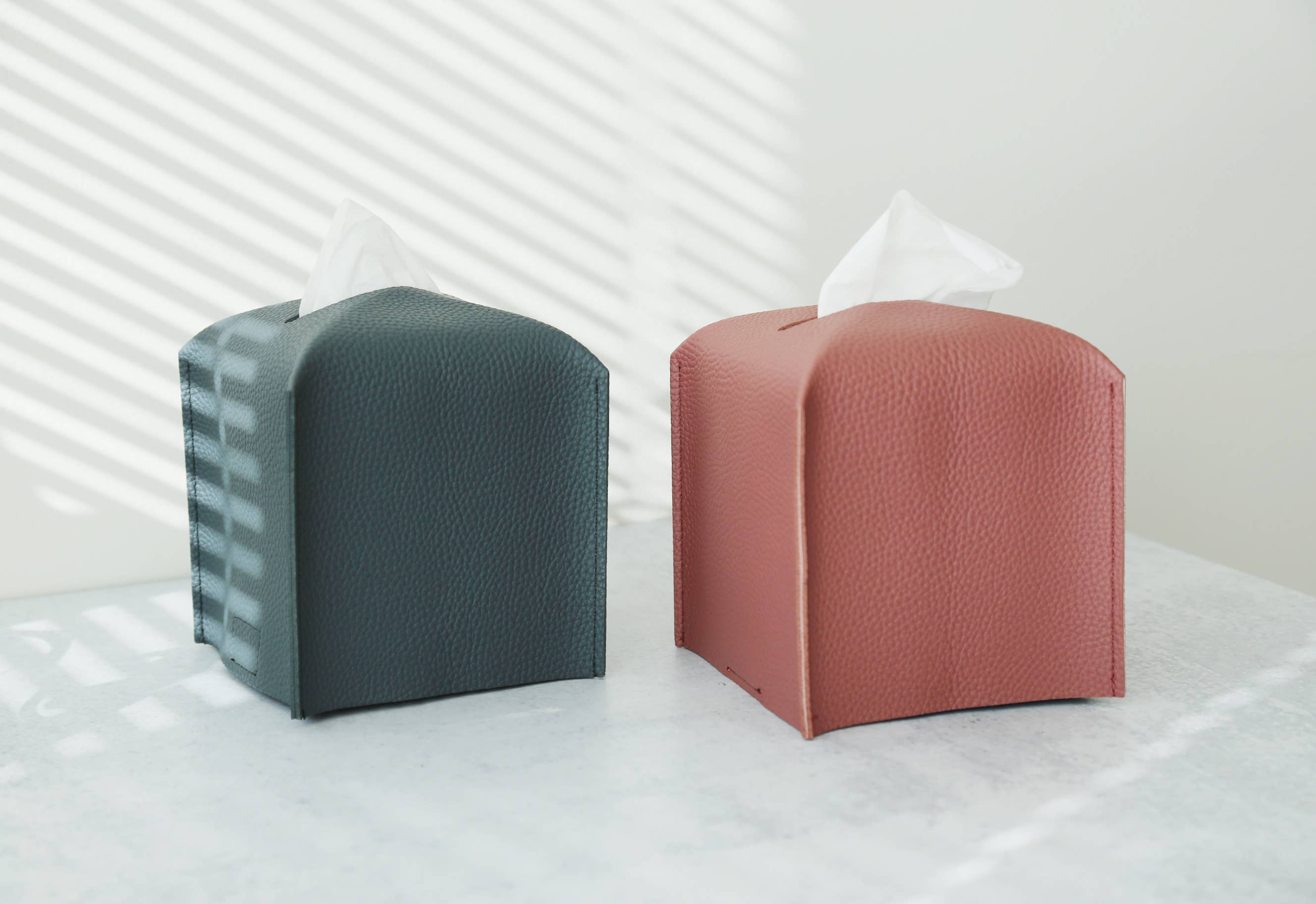 Zora Botanica - Wholesale Tissue Box - Vegan Leather Tissue Box Cover - Square and Rectangle