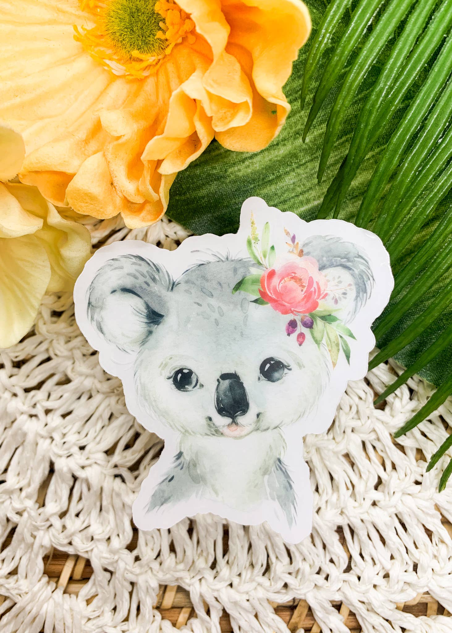 Savannah and James Co - Wholesale Sticker - Baby Koala Clear, Vinyl Sticker, 3x3 in.1